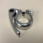 New Kalloy Bicycle Seat Post Clamp With Quick Release Silver. Fixed Price $8.95.