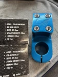 Se Bikes Narler Bmx Stem 55MM 22.2MM Aluminum Alloy 6061-T6, Angle, Blue. Fixed Price $50.00.