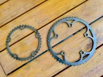 Campagnolo Record 10 Speed Ultra Drive Eps Chainrings 53/39. Fixed Price $100.00.