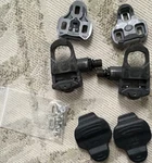 Look Keo Clipless Road Bike Pedals Black Composite With Cleats And Bolts. Fixed Price $36.00.