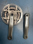 Shimano Deore Xt FC-M739 Crankset For 3X8 Polished 170MM 42/32/22 Retro Square. Fixed Price $109.00.