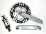 Vintage Race Face Triple Crankset W/ Shimano Bottom Bracket. Fixed Price $100.00.