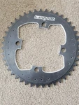 New Tangent 43 Tooth 104 Mm Bcd Sprocket Gear Chain Ring Bmx Bike. Fixed Price $24.00.