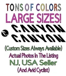 3 Pc. Canyon Bikes Die Cut Vinyl Decal Set Small-large Sizes Bicycles & Cycling. Fixed Price $34.99.