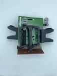 Wellgo B197T Medium Platform Pedal Set With Clip & Strap. Fixed Price $10.00.