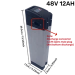 48V12AH Ebike Battery Pack Lithium Bms Electric Bicycle 1000W Li-ion Silver. Fixed Price $168.81.