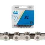 Kmc S1 Chain Single Speed 1/2" 1/8" 112 Links Silver/black - Bmx Track Fixed. Fixed Price $15.71.