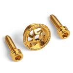 Gold Titanium Preload Cap And Bolt For Shimano Hollowtech Ii Cranksets. Fixed Price $19.95.