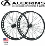 26" Fat Bike Alex Blizzerk 70 Wheelset Front Qr 9X135 &rear Ta 12MMX197 Tubeless. Fixed Price $428.52.
