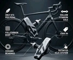 Time Xpro 15 Q-factor Binding Iclic Carbon Titanium Ceramic Pedals & Cleats.. Fixed Price $338.49.