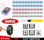 100PCS Tire Repair Rubber Nails Tyre Puncture Screws Kit With Screwdriver. Fixed Price $6.99.
