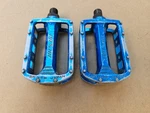 Vintage Old School Sakae Ringo Sr P-468 Platform Pedals Blue 9/16" Japan. Fixed Price $65.00.