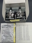 New & Boxed Vintage Shimano Compatible Pedals PD-M323 Set W/ Booklet. Fixed Price $59.99.