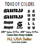 Surly Krampus Die Cut Vinyl Decal Set Specs Description Usa Seller Free Ship!. Fixed Price $34.99.