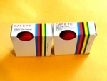 2 Box Nos Cat Eye 3000 Red Cotton Bicycle Handlebar Tape Wrap End. Fixed Price $18.99.