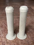 Pair White Flybikes Ruben Alcantara Ortiz Bmx Handlebar Grips Flanged & Ends. Fixed Price $49.99.