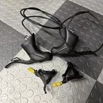 Campagnolo Super Record Eps 2X 12 Sp Carbon Disc Road Bike Shift Brake Lever Set. Fixed Price $295.00.