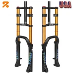 Bucklos 20 Inch E-bike Mtb Snow Air Suspension Double Fork 180MM Travel Disc Qr. Fixed Price $159.22.