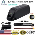 52V 48V 36V Hailong Battery 5-PIN For 2000W Electric Bicycle. Fixed Price $199.98.