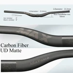 Carbon Mountain Bike Mtb 31.8 Flat Riser Bars For Cycling Matte. Fixed Price $39.99.