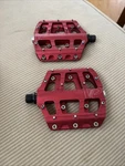 Pair Of 2 Red Vp Components 9/16 Vice Trail Pedals Aluminum Body Cnc Machined. Fixed Price $55.00.