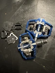 HTT1 Enduro Race Dual-sided Clipless Platform Pedals W/cleats And Instruct. Fixed Price $65.00.