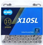 Kmc X10SL Silver 10-SPEED Super Light Mtb/road Bike Chain 116L Fit Shimano Sram. Fixed Price $48.95.