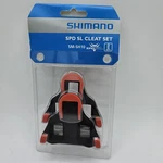 New Shimano SM-SH10 Spd-sl Cleat Set Fixed Mode Black/red, Y42U98020, Japan. Fixed Price $15.99.
