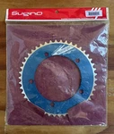 Nos Sugino Zen Messenger Pista Chainring - 46T 130 Bcd Blue Track Japan. Fixed Price $148.00.