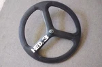 Hed 3 Tri Spoke Rear Wheel 700C Tubular Carbon Fiber Road Race Rim Brake. Fixed Price $289.00.