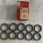 Vtg Box Of Ten (10) Schwinn-approved Ball Bearing Retainers Hartford #55. (nj). Fixed Price $30.00.