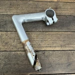 Vintage Sr Forged AX-100 Quill Stem 22.2 25.4 Clamp Silver Japan Road 80S Bike. Fixed Price $22.24.
