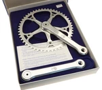 Campagnolo Super Record Pista Track Crankset 165MM 51T 3/32" Etched Logo Nos. Fixed Price $899.99.