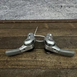 Vintage Shimano Dura Ace SL-BS77 Speed Bar End Shifter Set Silver Index. Fixed Price $125.99.