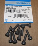 Bag Of 10 Shimano Deore Xt FD-M760 Clamp Bolt M5 18.5MM Y5BG07500. Fixed Price $24.99.