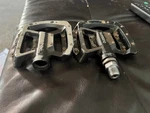 Lot Of Two Shimano Left PD-GR500 & PD-MX80 Body Flat/platform Pedals Black Read. Fixed Price $29.95.