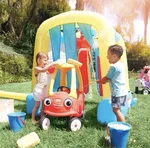 Little Tikes Wacky Wash Water Toy Backyard Inflatable Cozy Coupe Car. Fixed Price $399.99.