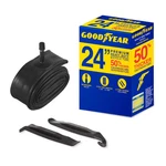 New Goodyear 24" X 1.75-2.125" Heavy Duty Bike Tube, Standard Schrader Valve. Fixed Price $8.00.
