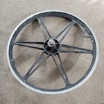 Old School Acs Alloy Mag Front Wheel Bmx Bike 20 Inch. Fixed Price $70.00.