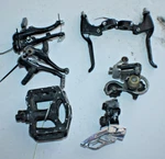 Suntour Deore Xt Tektro Mtb Groupset Vbrake&levers Front Rear Derailleurs Pedals. Fixed Price $74.02.