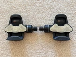 Look Keo Carbon Blade Ti Road Clipless Pedals 16NM And 12 Only 191 Grams/pair. Fixed Price $161.00.