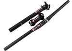 Gub Sl Carbon Mountain Bike Flat Handlebar Stem & Seatpost Bundle 3K 27.2*350MM. Fixed Price $109.95.