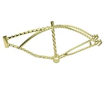 Lowrider 20" Twisted Gold Bicycle Frame Custom Steel Cruiser/chopper Bike. Fixed Price $189.95.