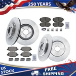 Front Rear Disc Rotors Ceramic Pads Kit 2011 - 2012 Ford Edge Lincoln Mkx. Fixed Price $182.15.