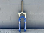 Marzocchi Bomber Flylight Air Fork 1-1/8 Straight 100MM Qr Blue Disc Rim. Fixed Price $139.00.