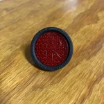Raleigh Bicycle Rear Fender Reflector Black & Red Fit English Three Speed Bikes. Fixed Price $39.99.