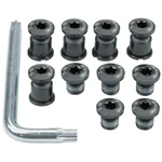 Fsa Torx T-30 Alloy Mountain Chainring Nut/bolt Set W/ Tool: Black 390-1025. Fixed Price $32.89.