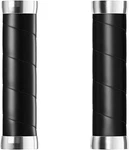 Brooks Slender Leather Bicycle Grips Black Both Sized 130 Mm. Fixed Price $99.50.