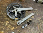 Shimano Deore FC-MT60 Triple Mtb/touring Crankset 48/38/28 175MM Arms Super Nice. Fixed Price $75.00.