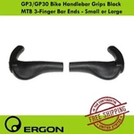 Ergon GP3/GP30 Bike Handlebar Grips Black Mtb 3-FINGER Ends Small Or Large. Fixed Price $40.90.